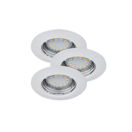Rábalux Lite fehér LED beépíthető lámpa szett (RAB-1046) LED+GU10 1 izzós IP44/IP40