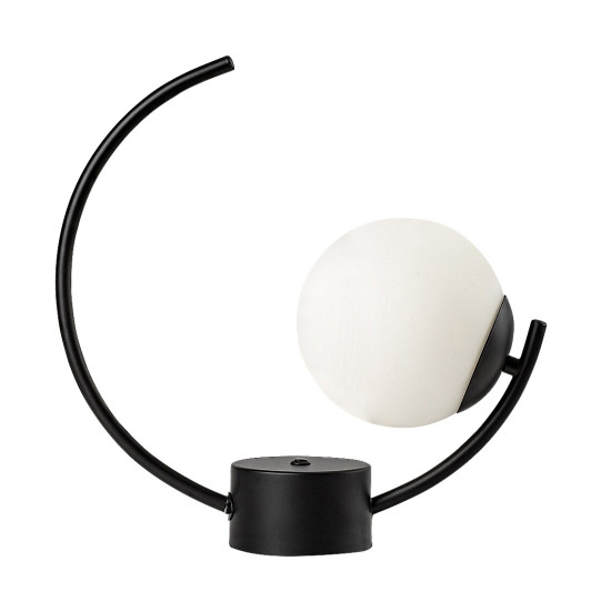 Rábalux Mesiro fekete asztali lámpa (RAB-74035) E14 1 izzós IP20