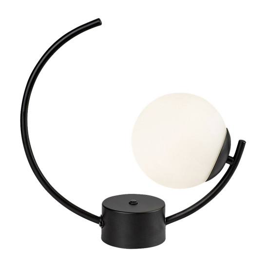 Rábalux Mesiro fekete asztali lámpa (RAB-74035) E14 1 izzós IP20