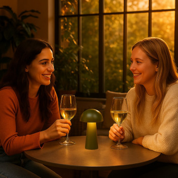 Rábalux Mireo zöld hordozható LED asztali lámpa (RAB-76038) LED 1 izzós IP44