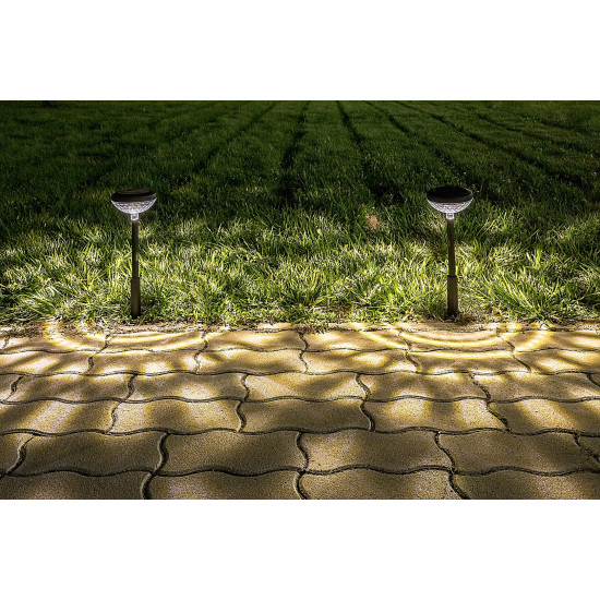 Rábalux Monor fekete LED napelemes kültéri leszúrható lámpa (RAB-77177) LED 1 izzós IP44