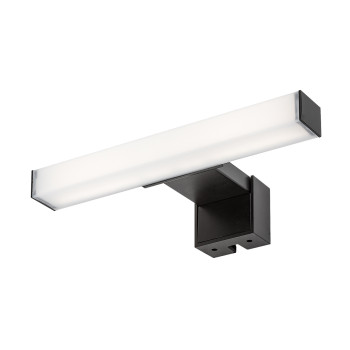 Rábalux Oliro fekete fürdőszobai LED tükörmegvilágító lámpa (RAB-75050) LED 1 izzós IP44