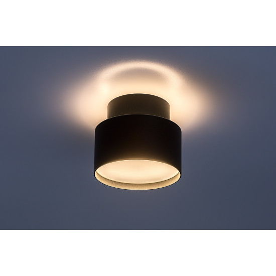 Rábalux Ovidia fekete LED mennyezeti lámpa (RAB-71319) LED 1 izzós IP20