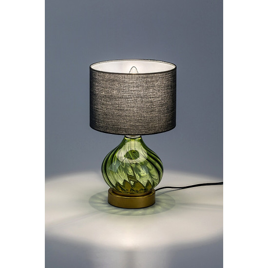 Rábalux Pirelo zöld asztali lámpa (RAB-74033) E14 1 izzós IP20