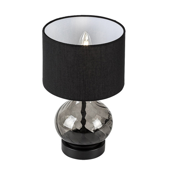 Rábalux Pirelo füstszínű asztali lámpa (RAB-74034) E14 1 izzós IP20