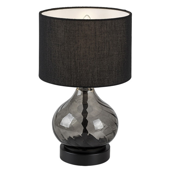 Rábalux Pirelo füstszínű asztali lámpa (RAB-74034) E14 1 izzós IP20