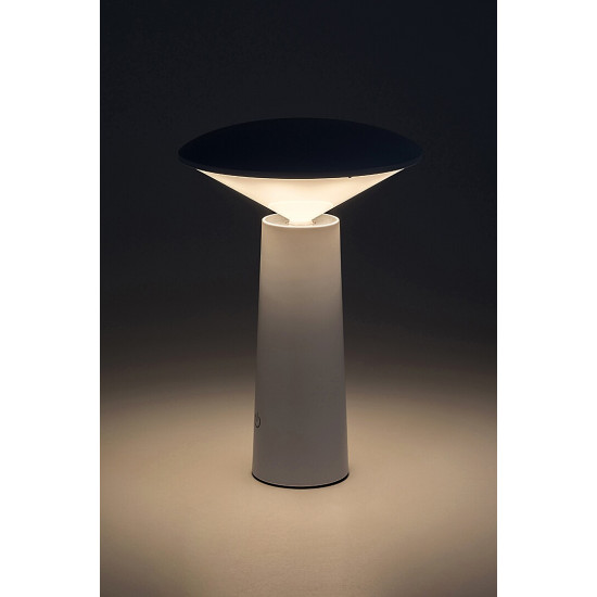 Rábalux Polperro fehér kültéri hordozható LED asztali lámpa (RAB-77146) LED 1 izzós IP20