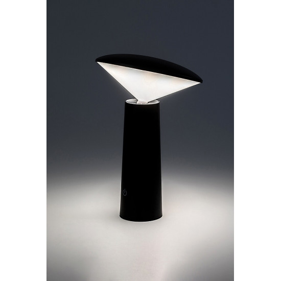 Rábalux Polperro fekete kültéri hordozható LED asztali lámpa (RAB-77147) LED 1 izzós IP20