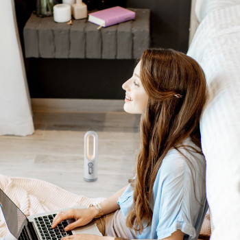 Rábalux Radko fehér LED mozgásérzékelős asztali lámpa (RAB-76108) LED 1 izzós IP20