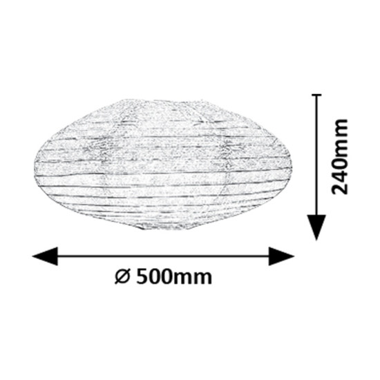 Rábalux Rinara fehér lámpaernyő (RAB-71000)  1 izzós IP20