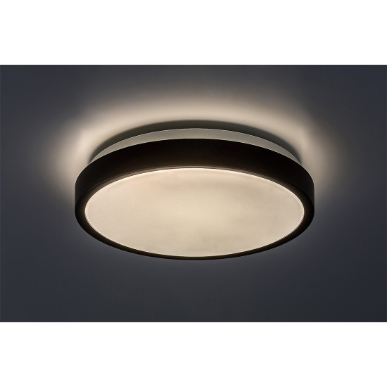 Rábalux Samira fekete fürdőszobai LED mennyezeti lámpa (RAB-71252) LED 1 izzós IP44