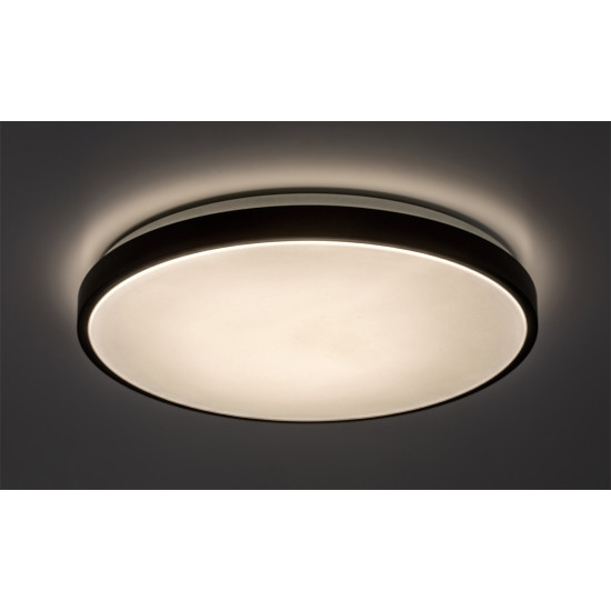 Rábalux Samira fekete fürdőszobai LED mennyezeti lámpa (RAB-71254) LED 1 izzós IP44