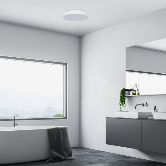 Rábalux Samira fehér fürdőszobai LED mennyezeti lámpa (RAB-71258) LED 1 izzós IP44