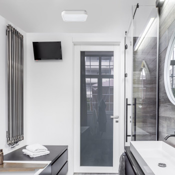 Rábalux Samira fehér fürdőszobai LED mennyezeti lámpa (RAB-71260) LED 1 izzós IP44