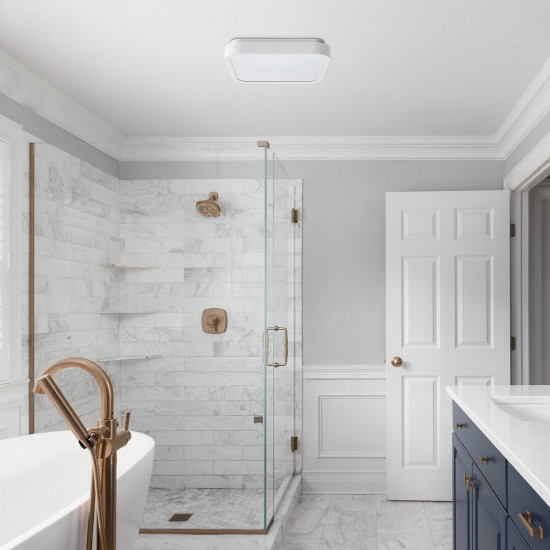 Rábalux Samira fehér fürdőszobai LED mennyezeti lámpa (RAB-71261) LED 1 izzós IP44