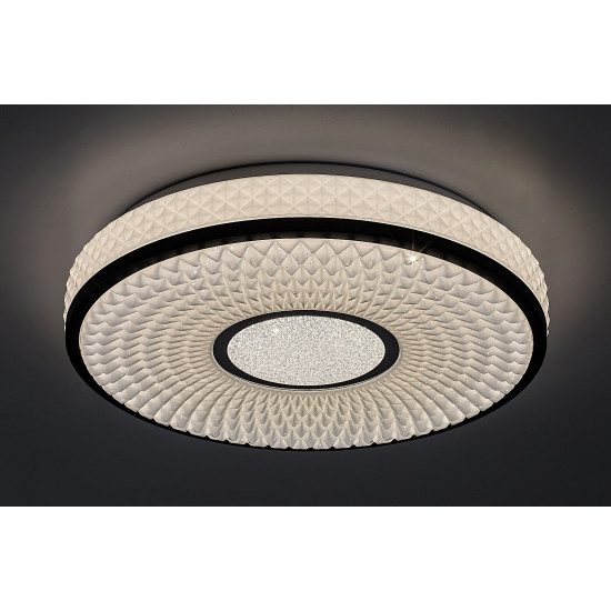 Rábalux Sedona 2 fehér-fekete LED mennyezeti lámpa (RAB-71137) LED 1 izzós IP20