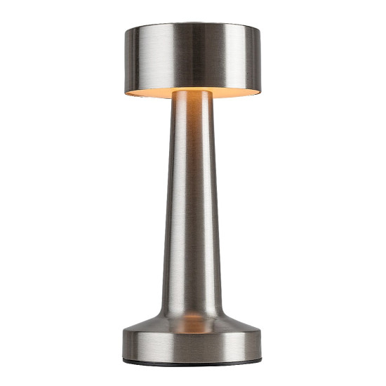 Rábalux Senan ezüst hordozható LED asztali lámpa (RAB-74208) LED 1 izzós IP20