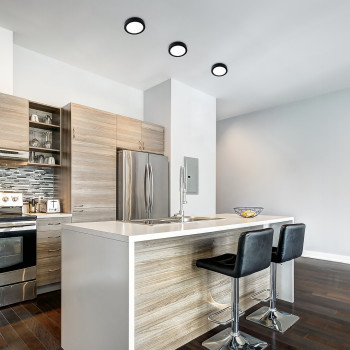 Rábalux Shaun 2 fekete LED beépíthető lámpa (RAB-71198) LED 1 izzós IP20