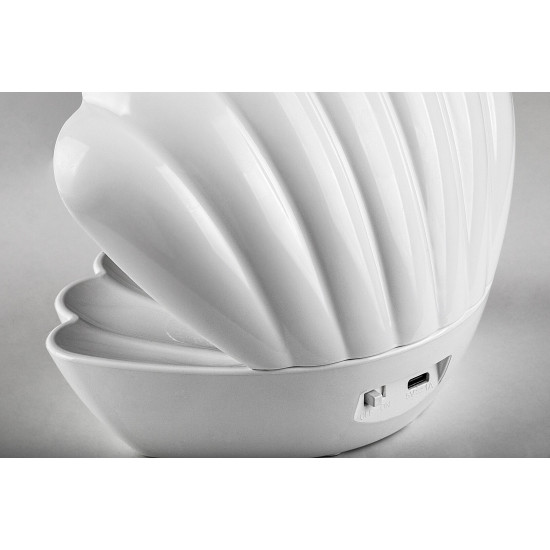 Rábalux Sparkly fehér hordozható LED asztali lámpa (RAB-76030) LED 1 izzós IP20