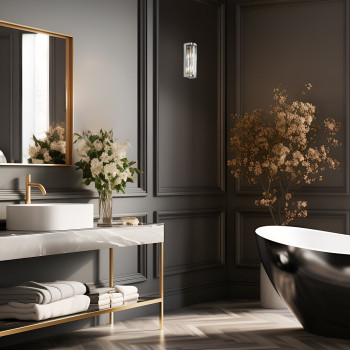 Rábalux Sybil króm fürdőszobai falikar (RAB-75035) G9 2 izzós IP44