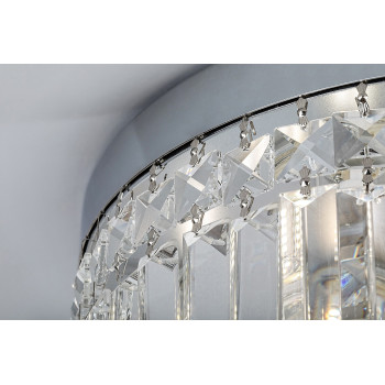 Rábalux Sybil króm fürdőszobai mennyezeti lámpa (RAB-75036) G9 6 izzós IP44