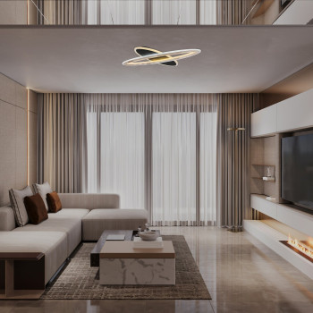 Rábalux Taneli 2 fekete-arany LED mennyezeti lámpa (RAB-71313) LED 1 izzós IP20