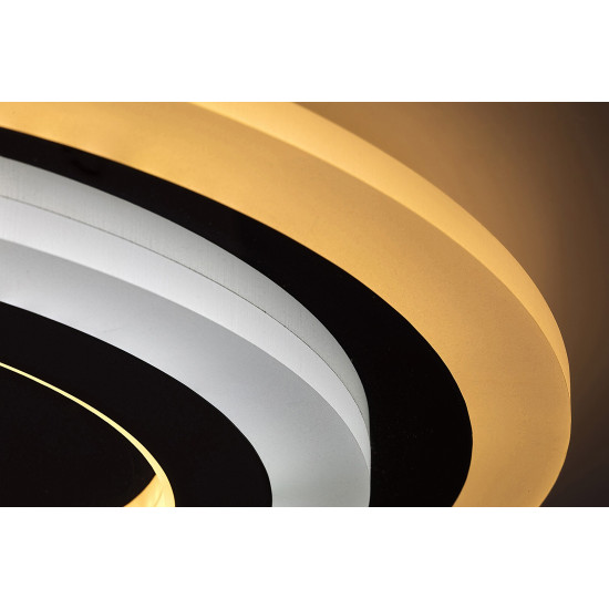 Rábalux Taneli 2 króm LED mennyezeti lámpa (RAB-71315) LED 1 izzós IP20