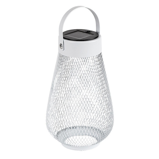 Rábalux Tapolca fehér kültéri napelemes LED asztali lámpa (RAB-77176) LED 1 izzós IP44