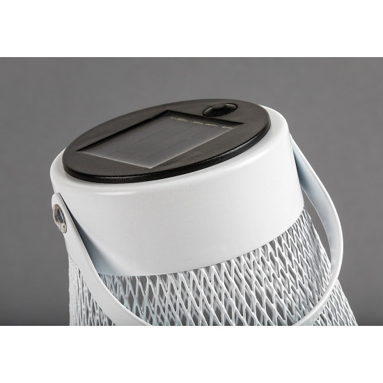 Rábalux Tapolca fehér kültéri napelemes LED asztali lámpa (RAB-77176) LED 1 izzós IP44