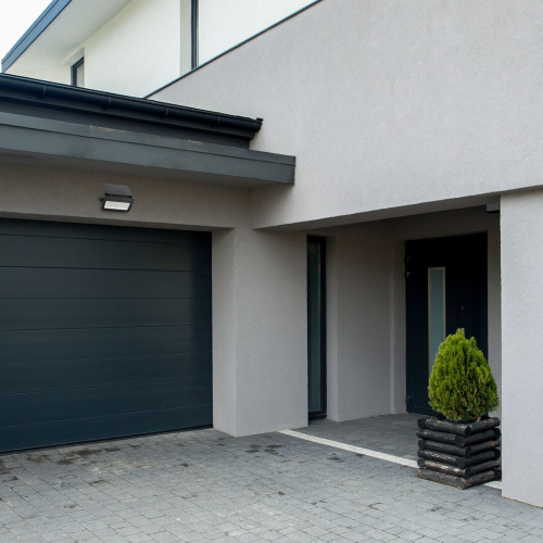 Rábalux Tarcal fekete mozgásérzékelős LED kültéri fali lámpa (RAB-77160) LED 1 izzós IP65