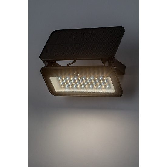 Rábalux Tarcal fekete mozgásérzékelős LED kültéri fali lámpa (RAB-77160) LED 1 izzós IP65