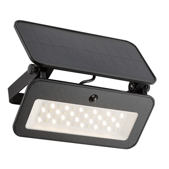 Rábalux Tarcal fekete mozgásérzékelős LED kültéri fali lámpa (RAB-77160) LED 1 izzós IP65