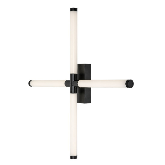 Rábalux Tilora fekete fürdőszobai LED tükörmegvilágító lámpa (RAB-75046) LED 1 izzós IP44