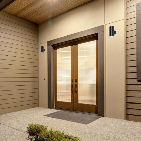 Rábalux Urfa fekete LED kültéri fali lámpa (RAB-77155) LED 1 izzós IP65