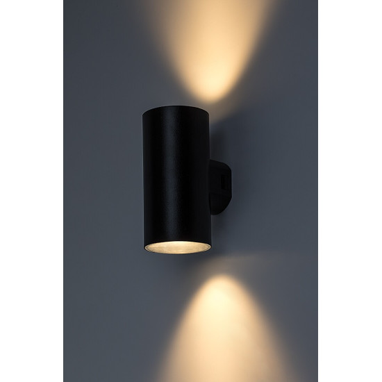 Rábalux Urfa fekete LED kültéri fali lámpa (RAB-77155) LED 1 izzós IP65