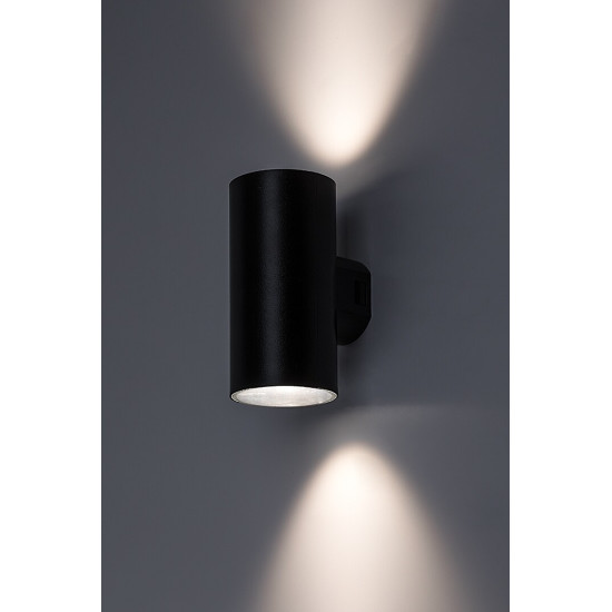 Rábalux Urfa fekete LED kültéri fali lámpa (RAB-77155) LED 1 izzós IP65