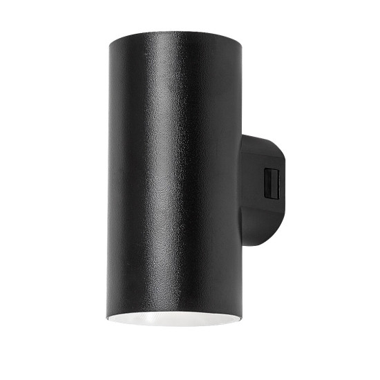 Rábalux Urfa fekete LED kültéri fali lámpa (RAB-77155) LED 1 izzós IP65