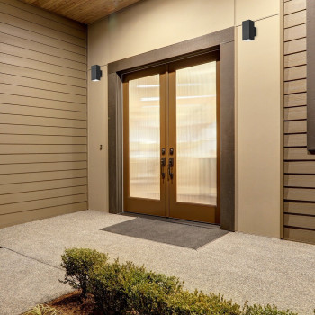 Rábalux Urfa fekete LED kültéri fali lámpa (RAB-77157) LED 1 izzós IP65