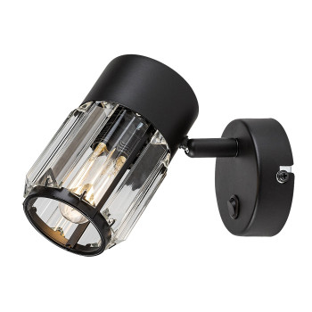 Rábalux Venaro fekete fali spotlámpa (RAB-73059) E14 1 izzós IP20