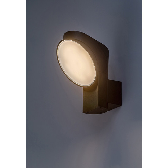Rábalux Wengen fekete LED kültéri fali lámpa (RAB-77148) LED 1 izzós IP54