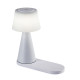 Rábalux Zavier fehér hordozható LED asztali lámpa (RAB-74214) LED 1 izzós IP20