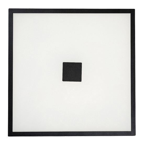 Rábalux Zoya fekete fürdőszobai LED mennyezeti lámpa (RAB-75033) LED 1 izzós IP44