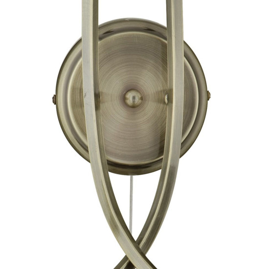 Searchlight Ascona sárgaréz falikar (SL-4162-2AB) E14 2 izzós IP20