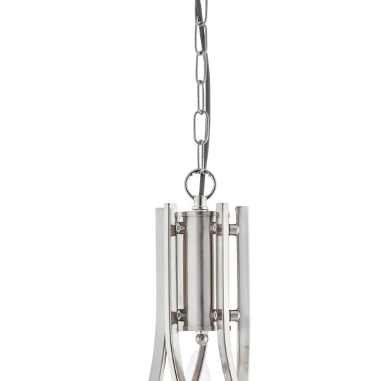 Searchlight ASCONA ezüst csillár (SL-4165-5SS) E14 5 izzós