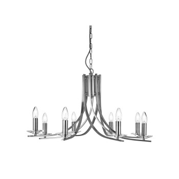 Searchlight Ascona ezüst csillár (SL-4168-8SS) E14 8 izzós IP20