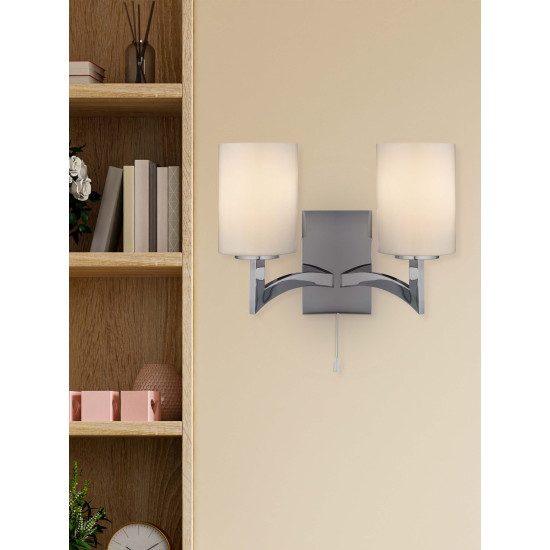 Searchlight GINA króm falikar (SL-4992-2CC) E27 2 izzós