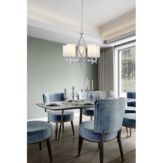 Searchlight GINA króm csillár (SL-4995-5CC) E27 5 izzós