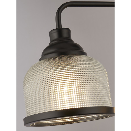 Searchlight Highworth fekete-átlátszó csillár (SL-1683-3BK) E27 3 izzós IP20