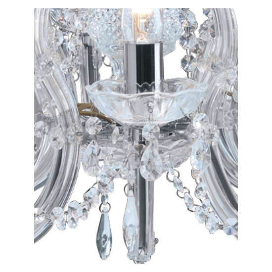 Searchlight Marie Therese ezüst csillár (SL-399-8) E14 8 izzós