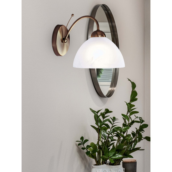 Searchlight MILANESE sárgaréz falikar (SL-1131-1AB) E14 1 izzós